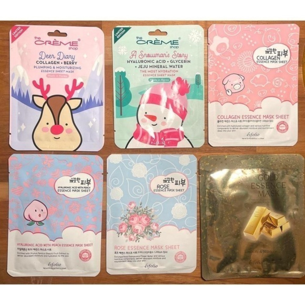 Lot‎ of 6 Korean face masks